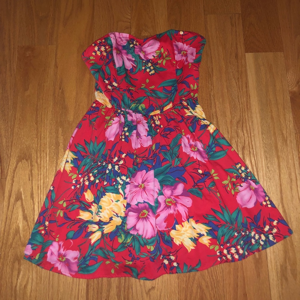 Forever 21 Red Floral Dress🌸